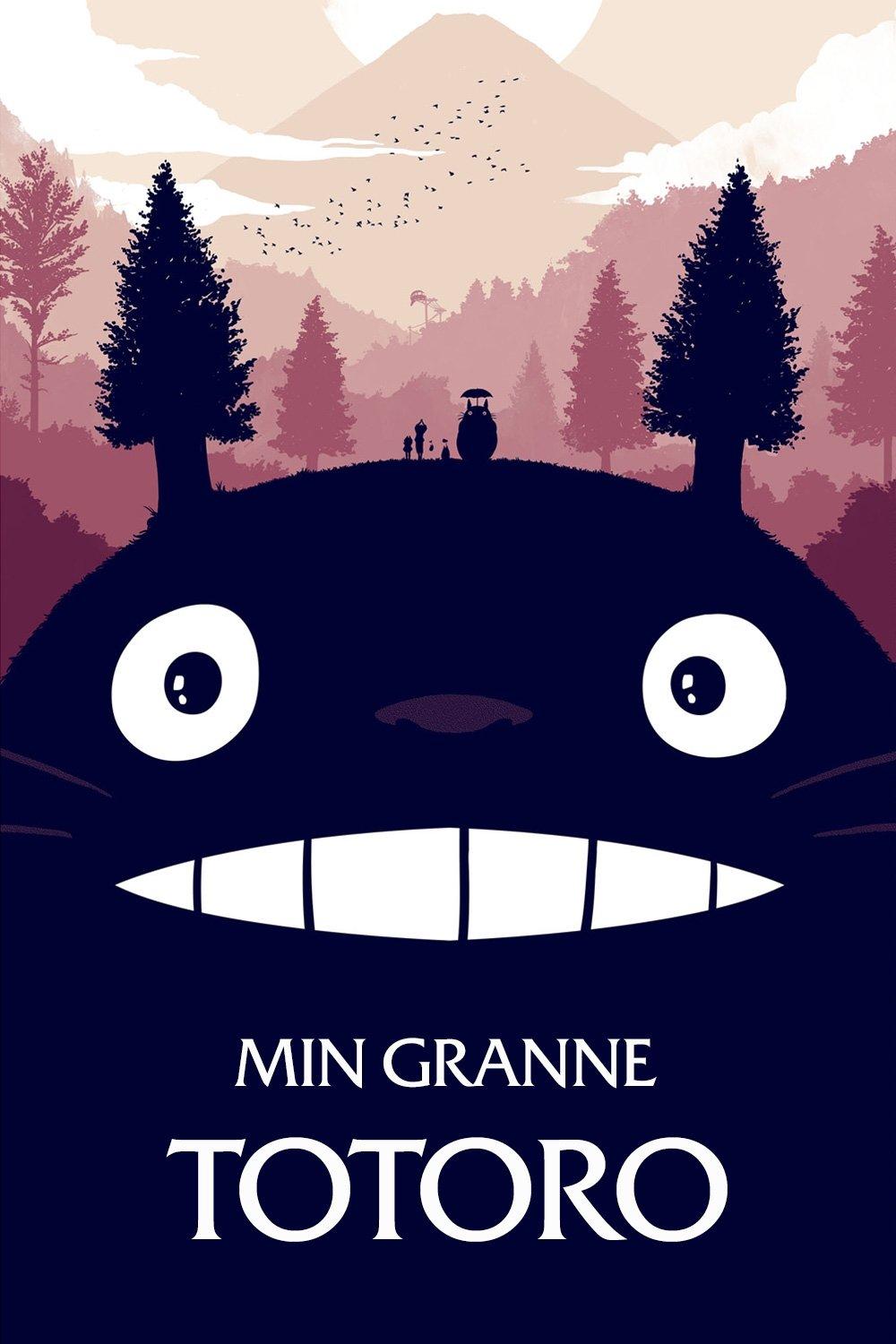 Min granne Totoro poster