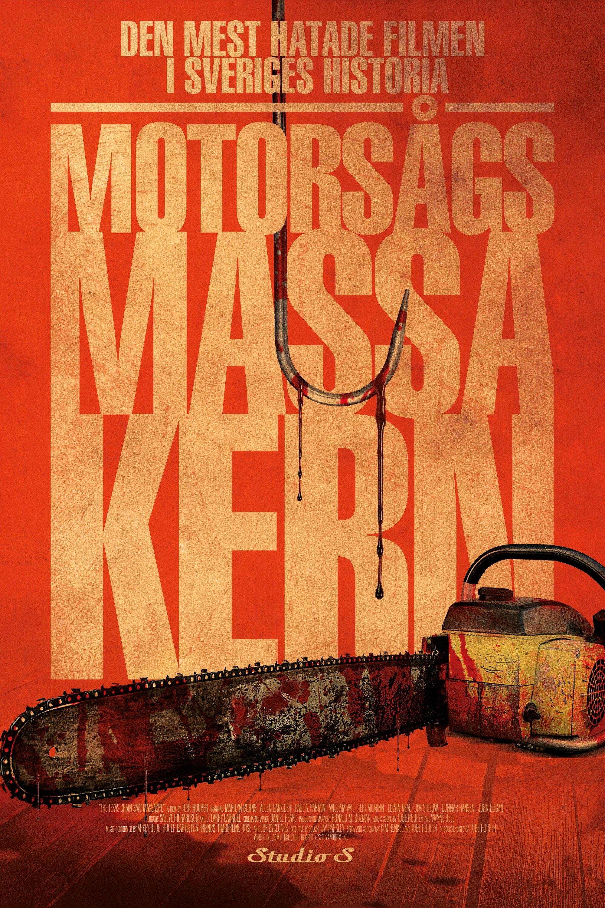 Motorsågsmassakern poster