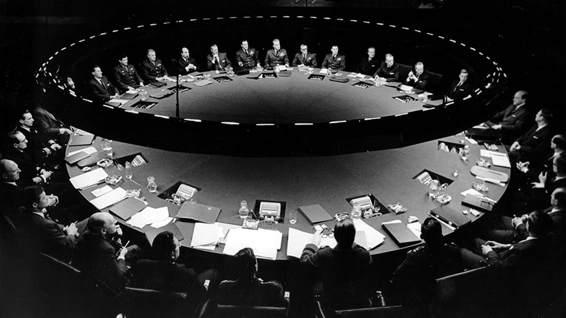 Dr. Strangelove eller: Hur jag slutade ängslas och lärde mig älska bomben backdrop