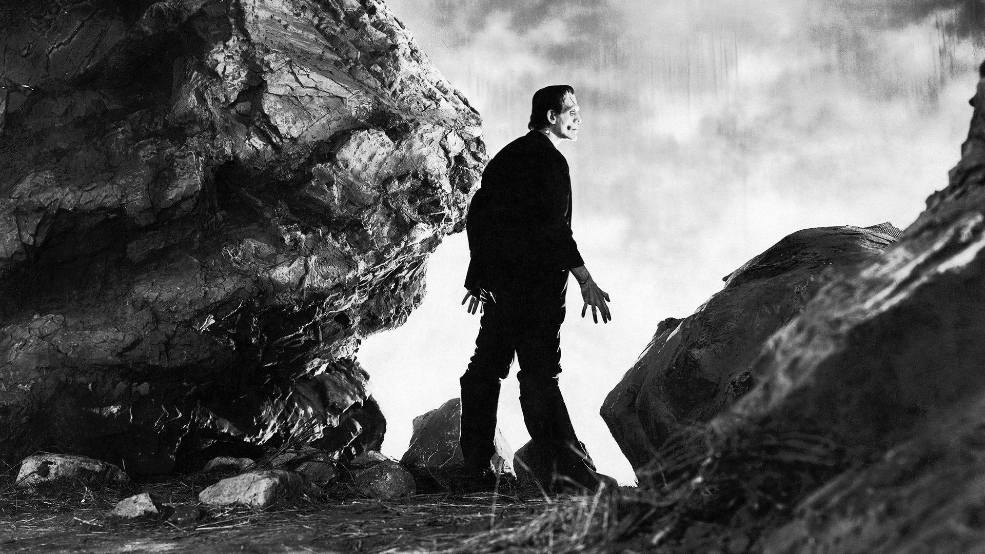 Frankenstein - mannen som skapade en människa backdrop