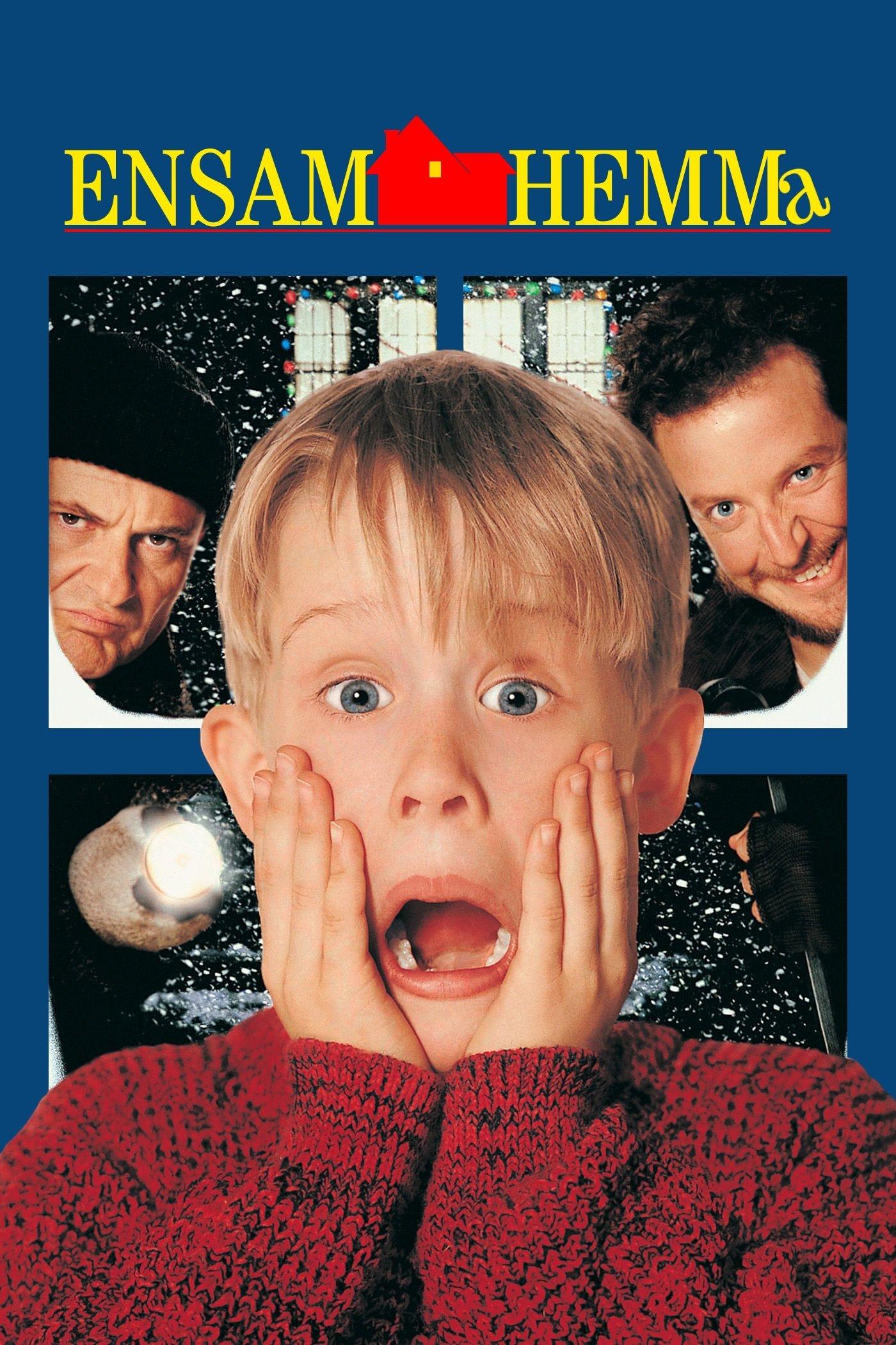 Ensam hemma poster